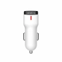 Ładowarka samochodowa 2xUSB 2.4A + kabel iPhone Lightning VIDVIE CC06 biała